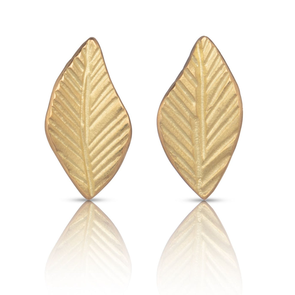 Leaf Stud Earrings