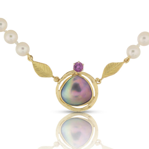 Pearl Necklace with Sea of Cortez Pearl