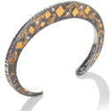 Harlequin Horseshoe Cuff Bracelet
