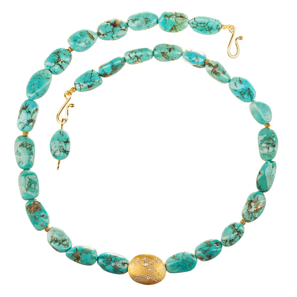 Turquoise Bead Necklace