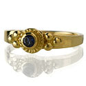 Sapphire Tri-Ball Ring