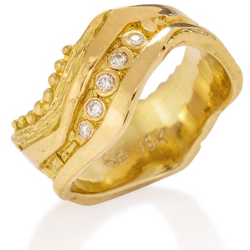 Mozaic Diamond Band Ring