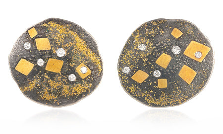 Harlequin Diamond Studs