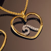 Signature Pavé Heart Wave Pendant