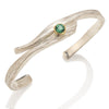 Driftwood Cuff Bracelet with Tourmaline