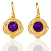 Amethyst Drop Earrings