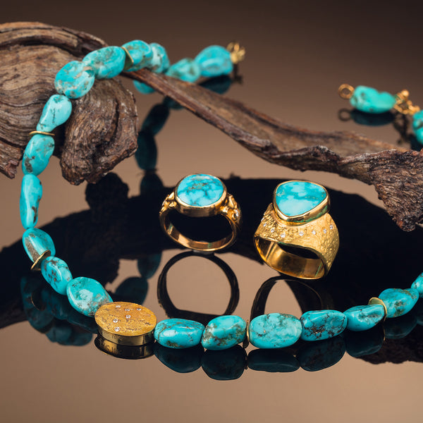 Turquoise Bead Necklace