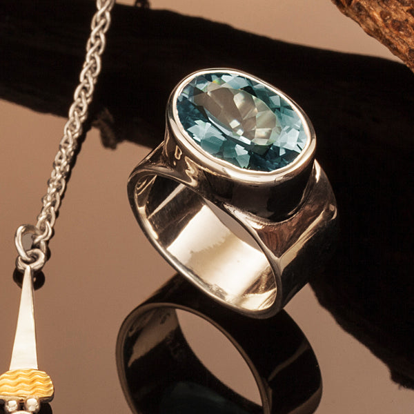 Blue Topaz Ring