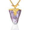 Bird Pendant with Amethyst