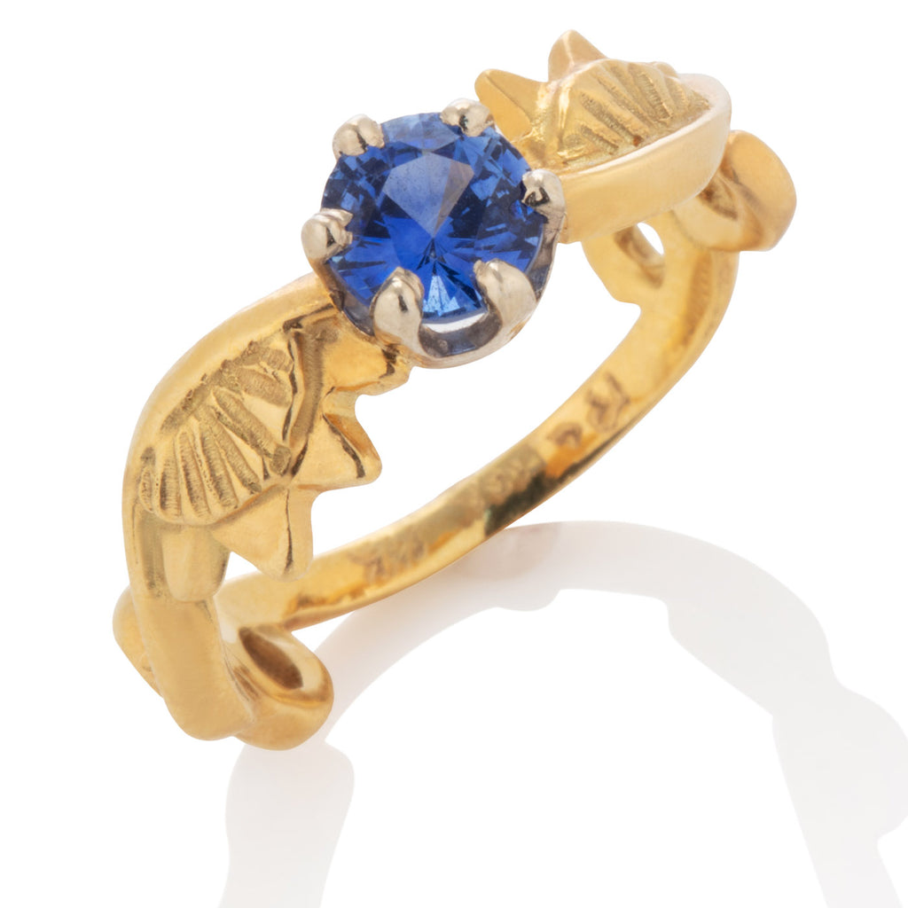 Sun-Up Sun-Down Sapphire Ring