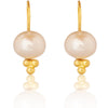 3-Bead Pearl Drop Earrings