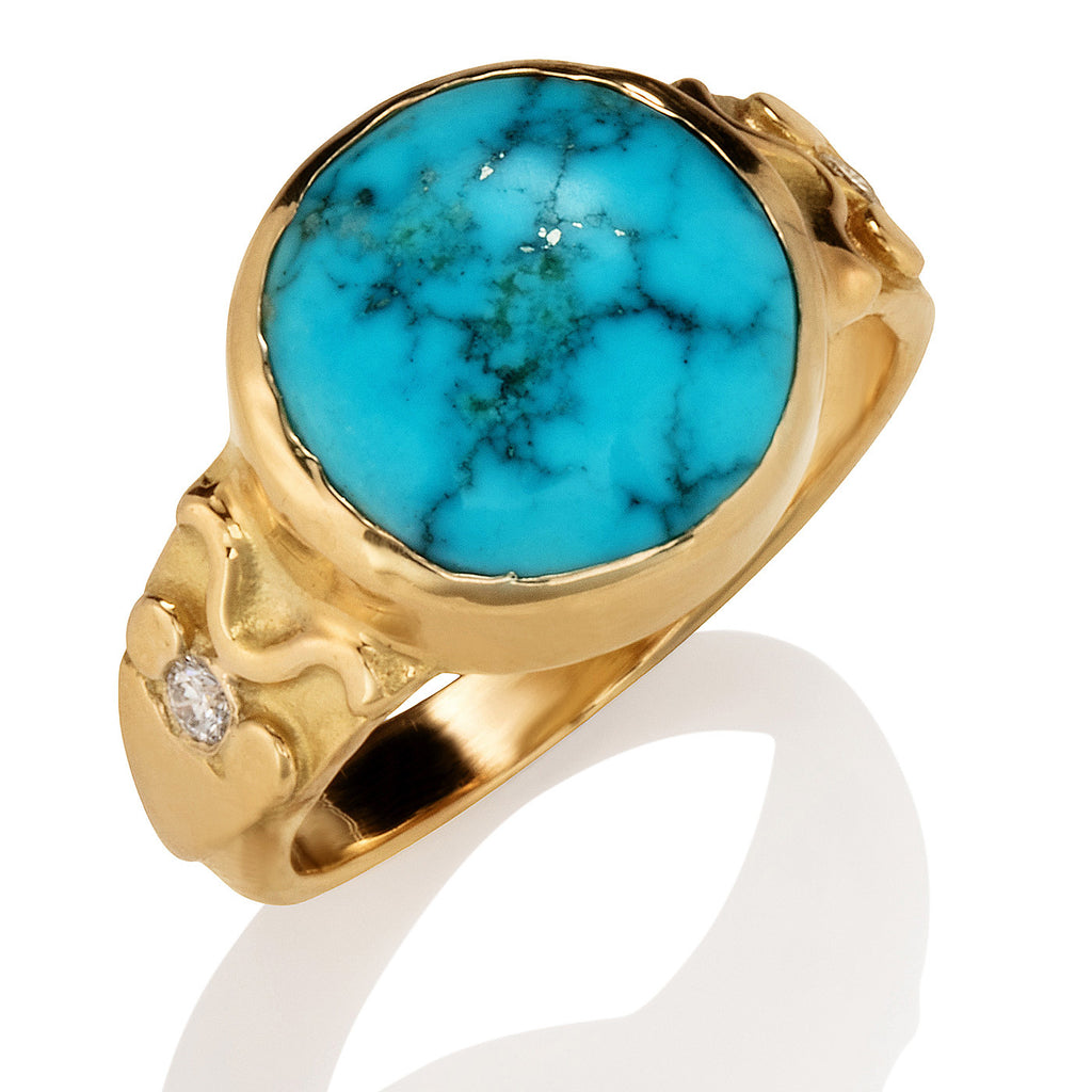 Turquoise Gold Ring